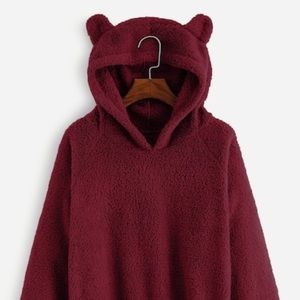 SWEATER SALE NWOT Teddy Bear Fuzzy Sweatshirt